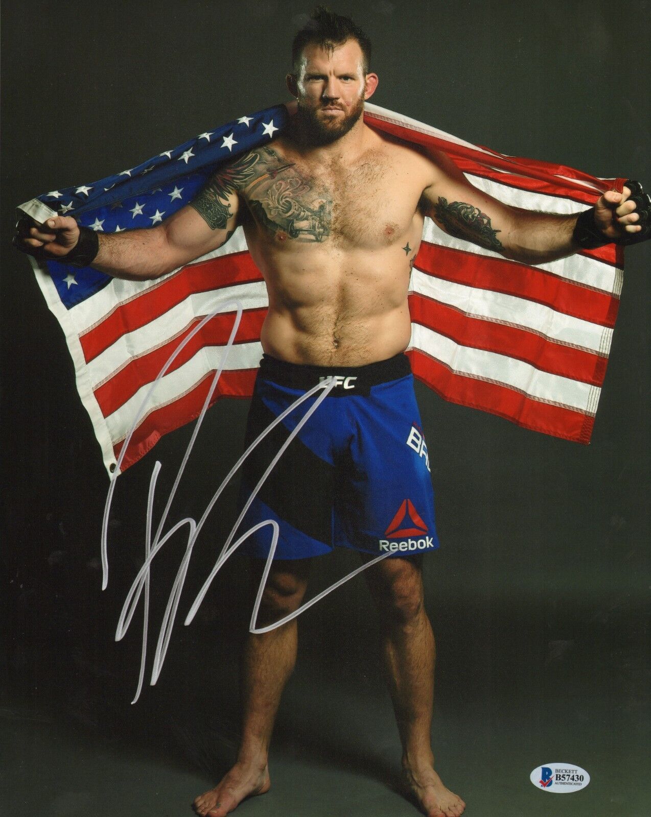 Ryan Bader Signed UFC 11x14 Photo Poster painting BAS Beckett COA Picture Autograph Bellator MMA