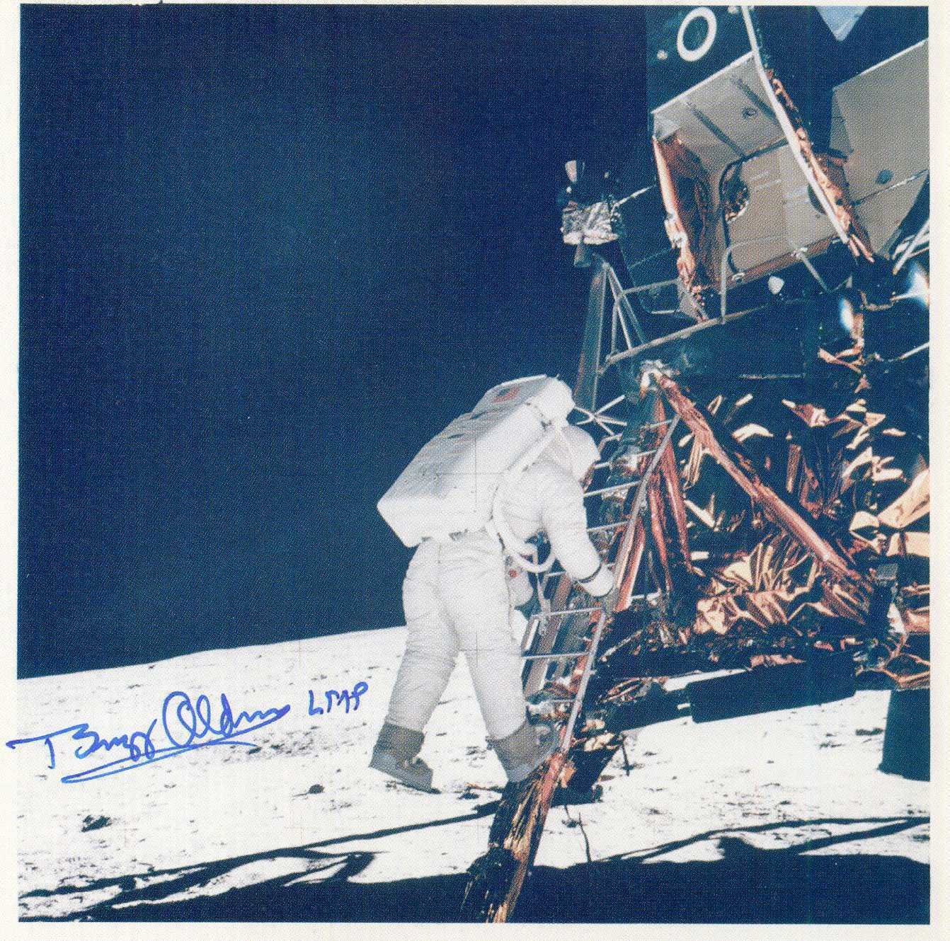 BUZZ ALDRIN Signed Photo Poster paintinggraph - Apollo XI Astronaut - 2nd Man on Moon - preprint