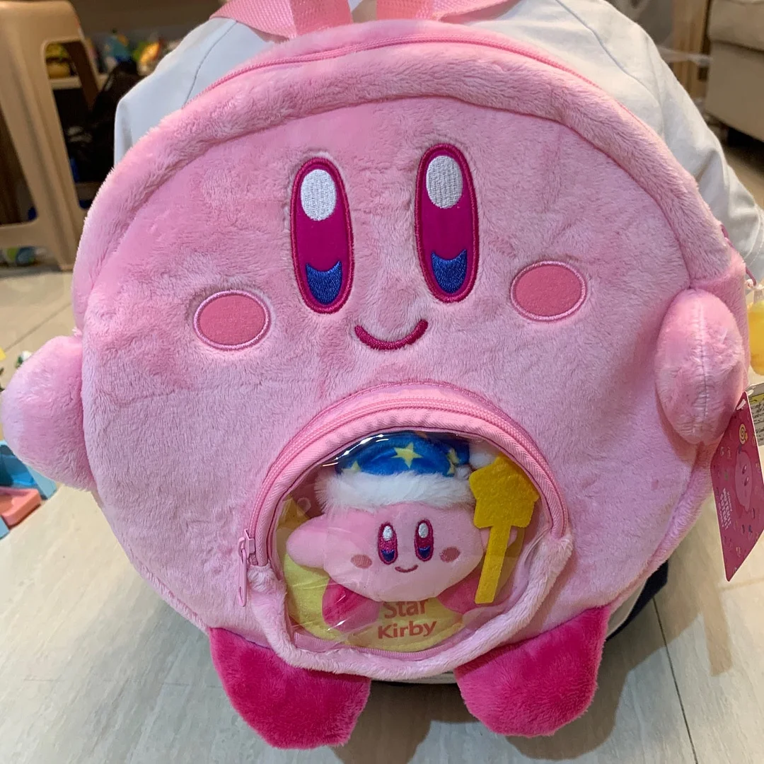 Cute Cartoon Star Kirby Stuffed Plush Bag SP16880