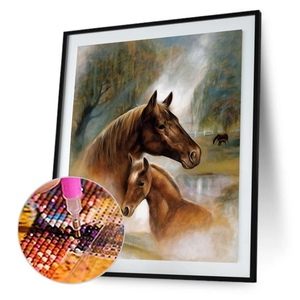 Diamond Painting 5d Full Round Drill Horse