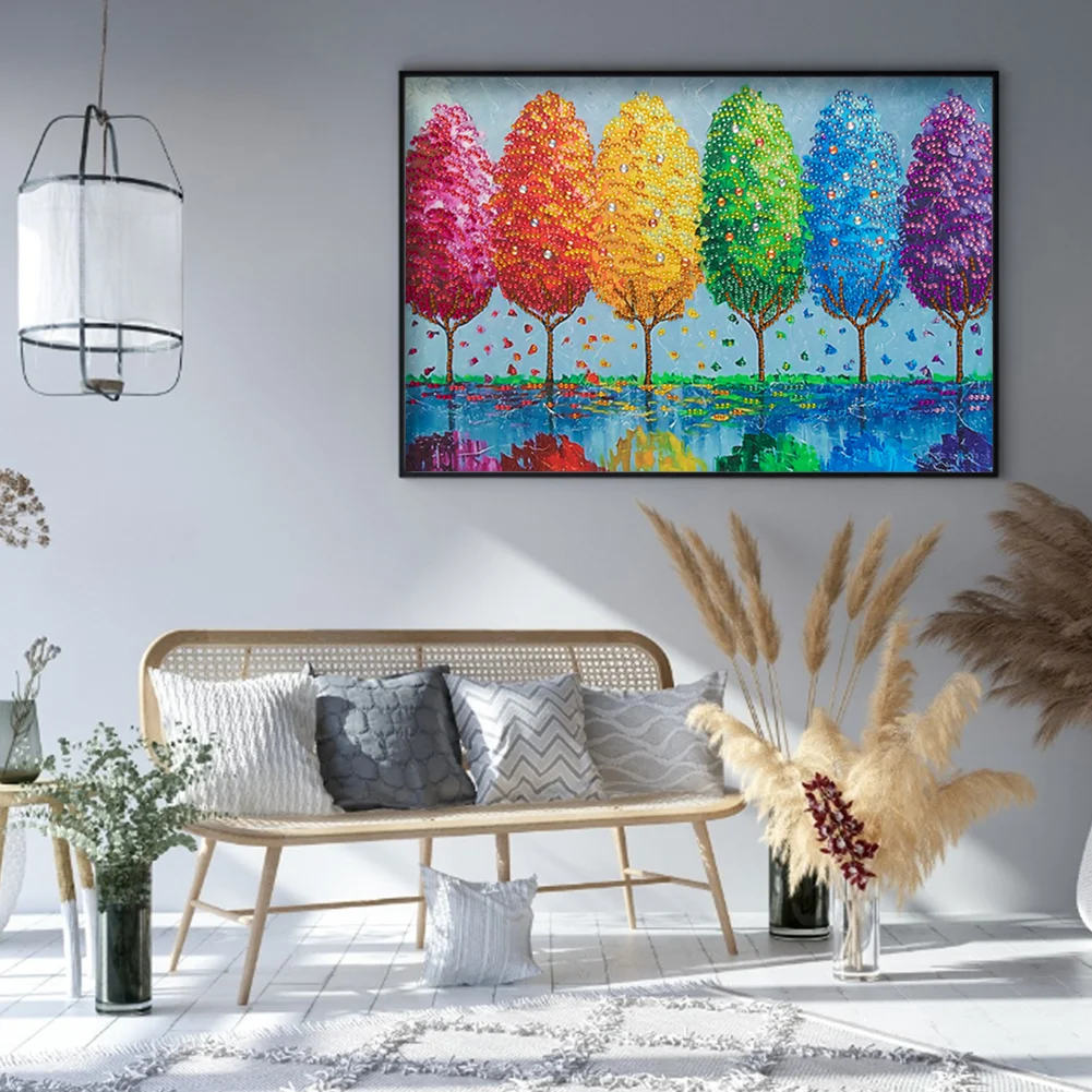 Diamond Painting - Special Shaped Drill - Tree(40*30cm)