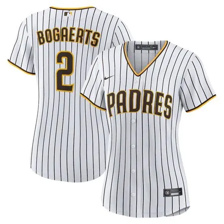 Women's San Diego Padres #2 Xander Bogaerts  White Home Replica Jersey