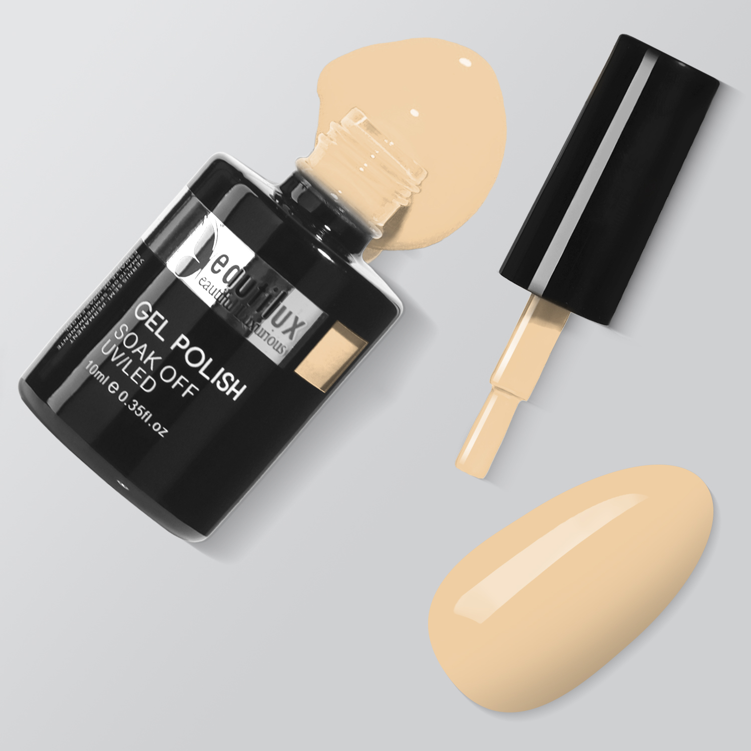 HEMA& TPO Free Nail Gel Polish Color 10ml Spring Collection-Biscuits