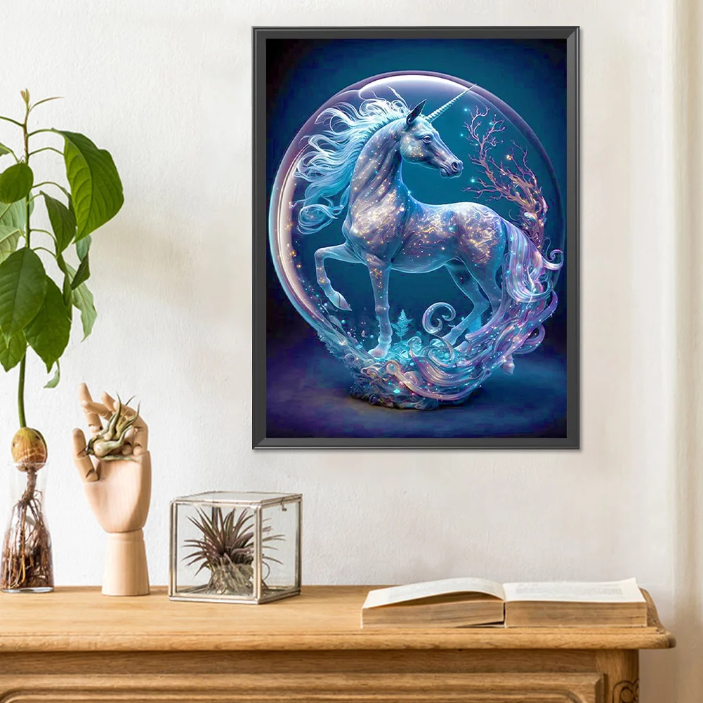 Diamond Painting - Full Round Drill - Unicorn(Canvas|30*40cm)