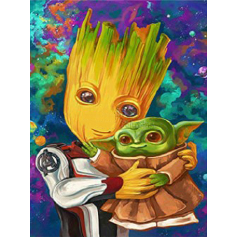 

(Multi-Size) Groot - Round/Square Drill Diamond Painting 30*40CM/40*50CM, Round diamond 30*40cm, 501 Original
