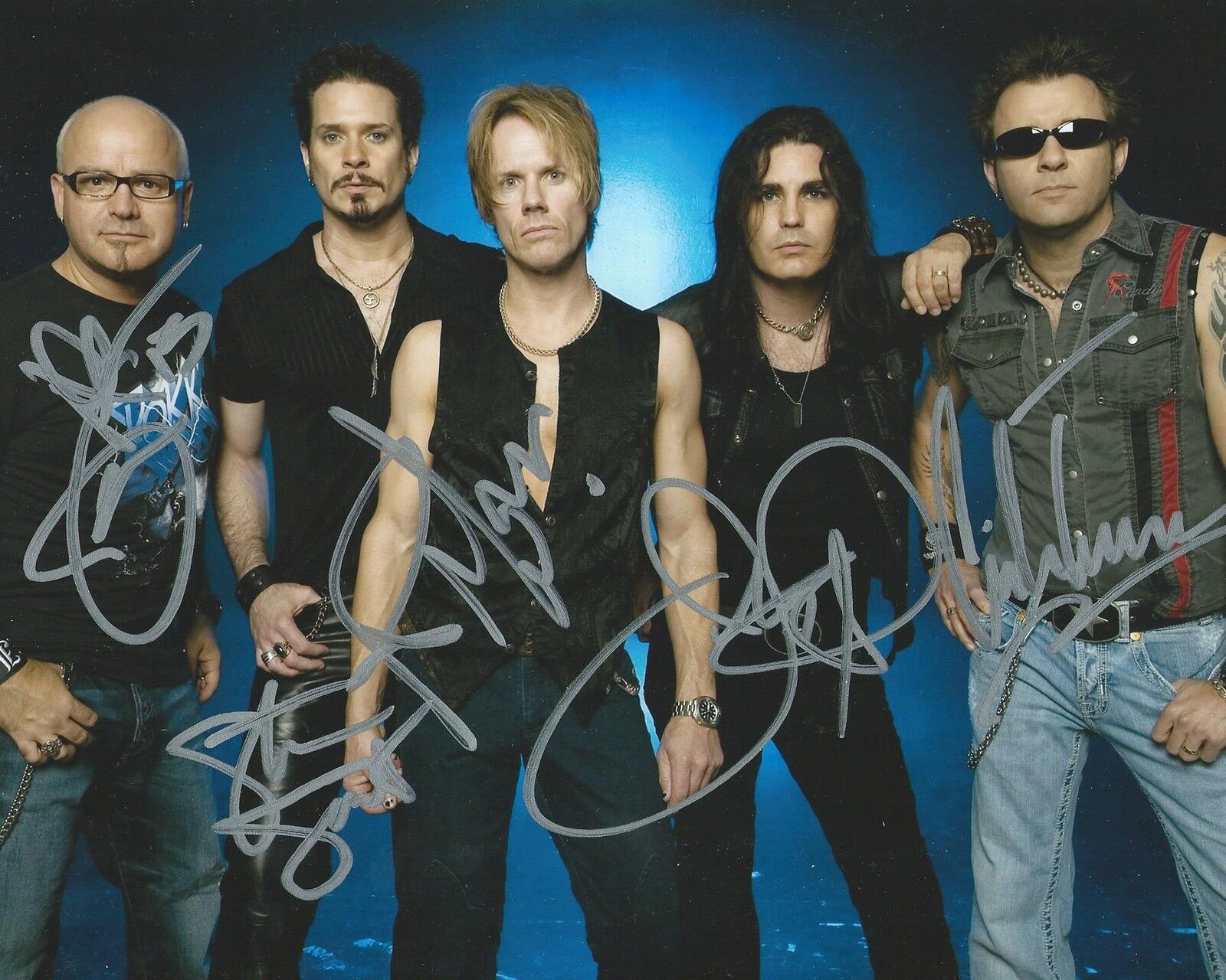 **GFA American Rock Hair Band *WARRANT* Signed 8x10 Photo Poster painting PROOF W2 COA**