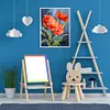 uk.everydayedeals Diamond Painting - Full Round - Red Flower