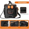 Speaker Bag for JBL Partybox Encore2 Essential Detachable Adjustable Strap Portable Travel Rugged Speaker Cover for Microphones Charger Cable and Accessories