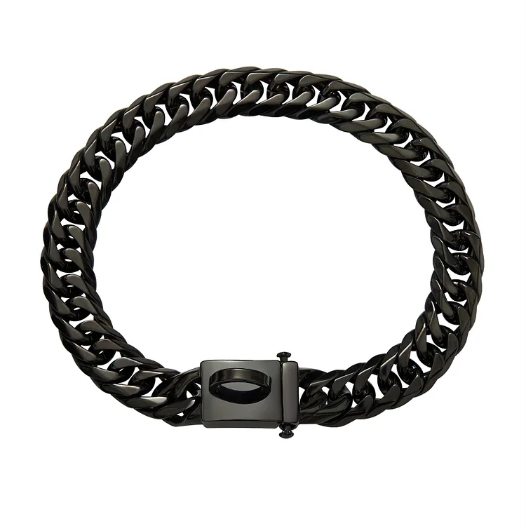 15MM Strong Solid Metal Dog Chains Solid Basic Collars-VESSFUL
