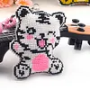 Tiger Beaded Counted Cross Stitch Ornament Kit Cross Stitch Bead Keychain (A)