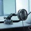 Sucker Electric Car Fan 12V 24V USB Operated Fan for Truck SUV Sedan RV Van Boat