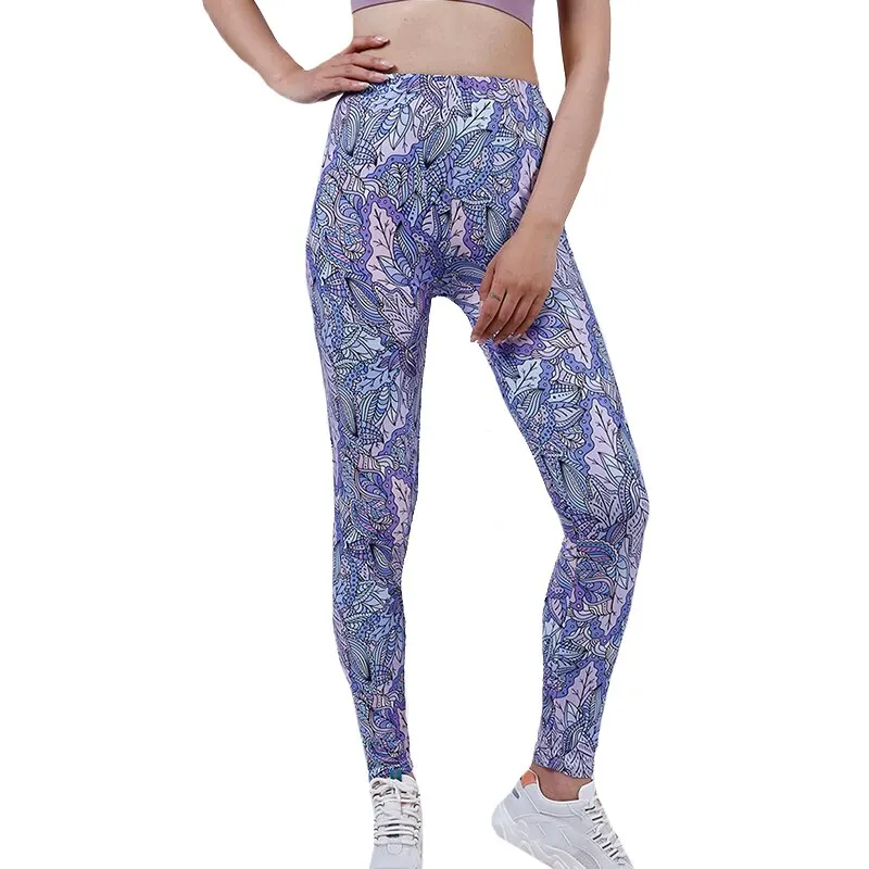 CUHAKCI Gradient Legging Women Trousers Athletic Yuga Pants Push Up Leggins Fitness Gym Sport Running High Waist Workout