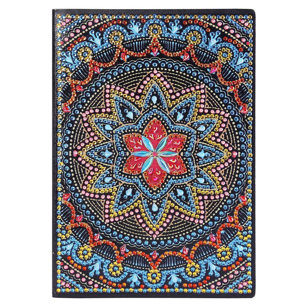 

Mandala-DIY Creative Diamond 50 Pages A5 Notebook, 501 Original