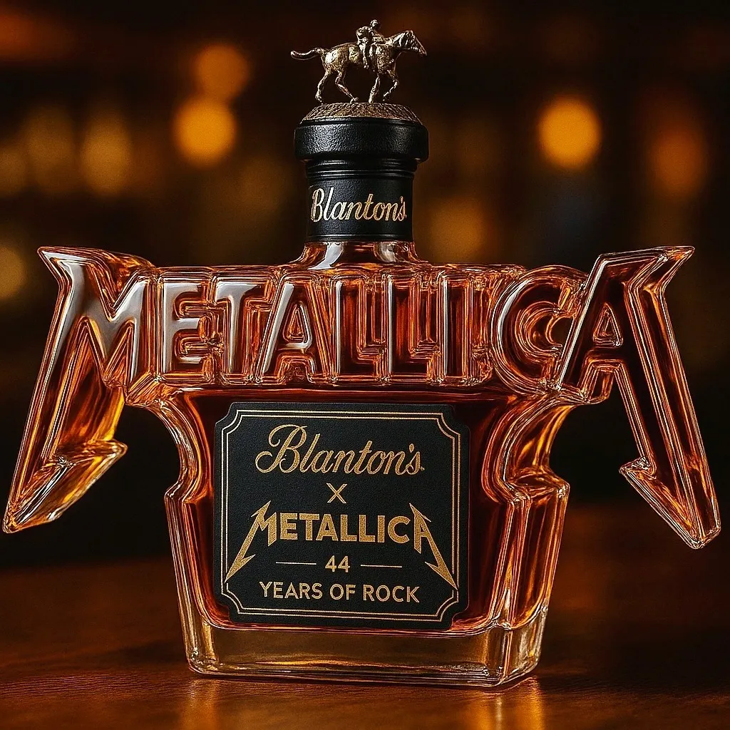 METALLICA 44 Years of Rock Limited-Edition Whiskey Bottle