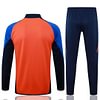 Joyfball 2024/2025 Juventus Long Zipped Jacket Orange Football Jersey 1:1 Thai Quality 