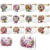 Flower Butterfly DIY 5D Diamond Art Desk Calendar 2027 for Table Decor