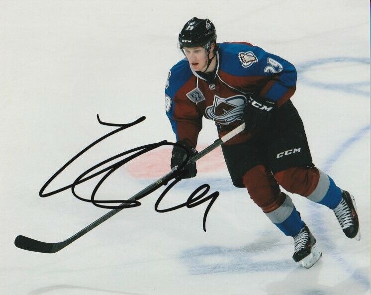 NATHAN MACKINNON SIGNED COLORADO AVALANCHE 8x10 Photo Poster painting #2 Autograph