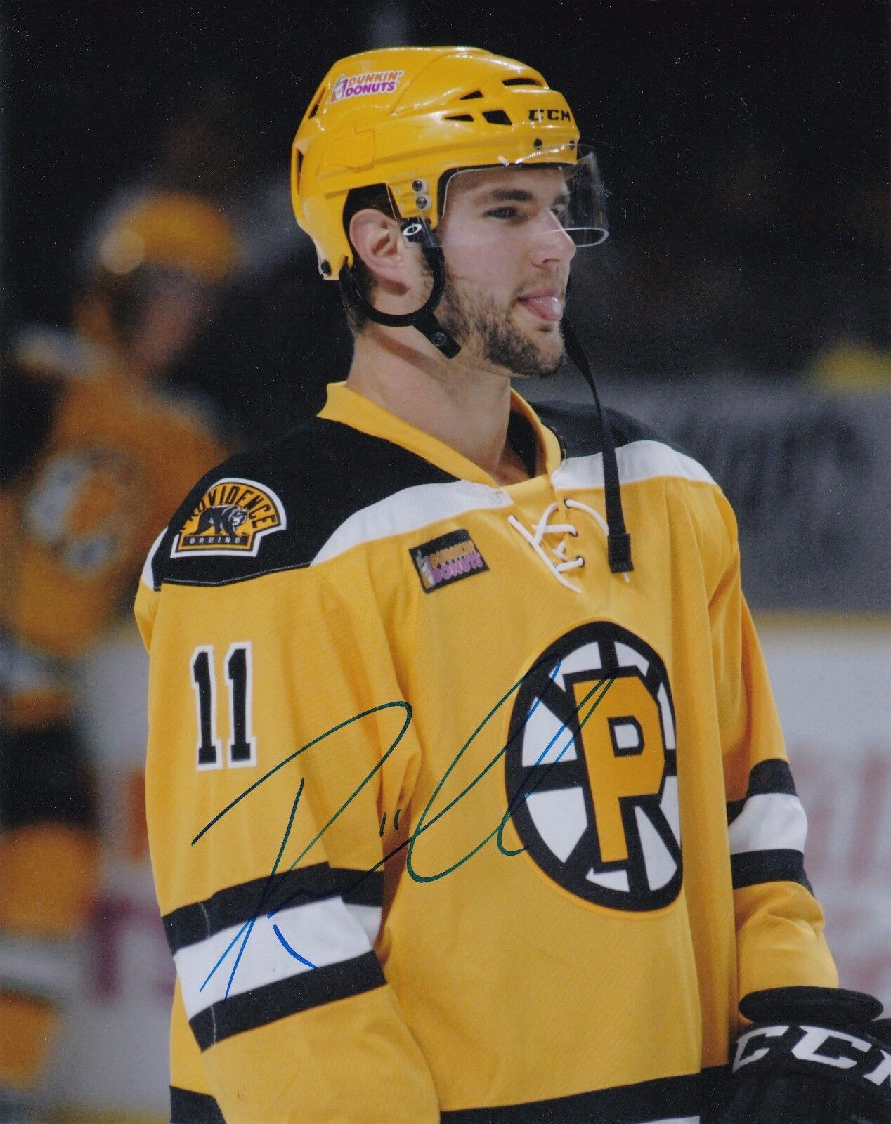 Tyler Randell Providence Bruins Autographed 8x10 Photo Poster painting W/COA