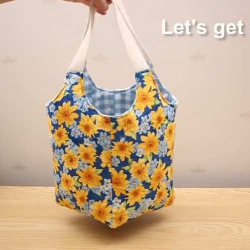 Summer Double Sided Tote Bag Template- Include Instructions