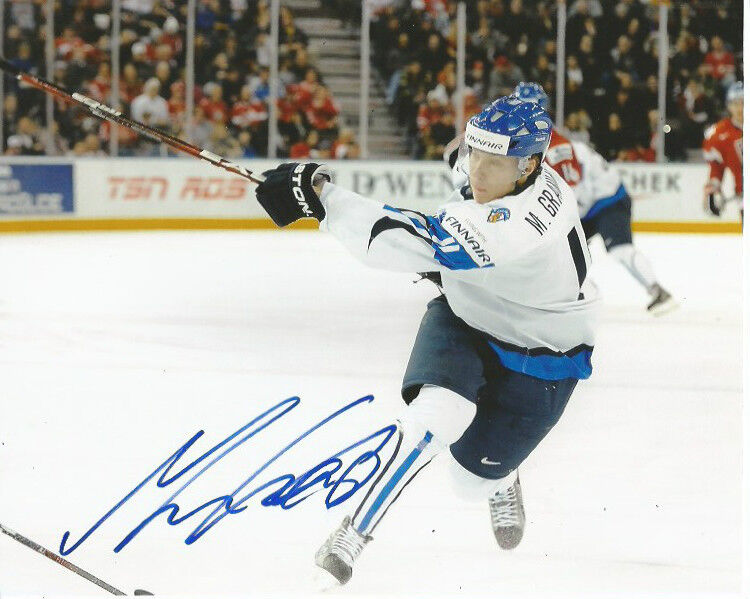 Team Finland Markus Granlund Autographed Signed 8x10 Photo Poster painting COA