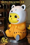 1/1 & Mini Scale Angry Bepo Cosplay Pikachu 3.0 - Pokemon ONE PIECE Resin Statue - TOFFEE Studios