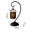 Delicate Hollow Out Design Candle Holder Home Table Lantern Decoration