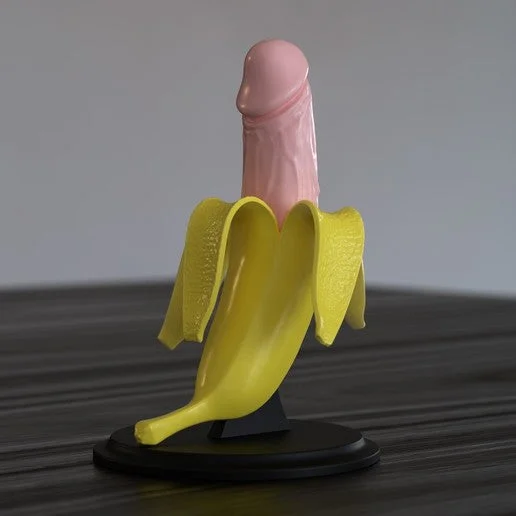 Pornhint Banana 3D printed Realistic Cucumber Banana Corn Suction Cup Dildo Sex Toys New Arrival