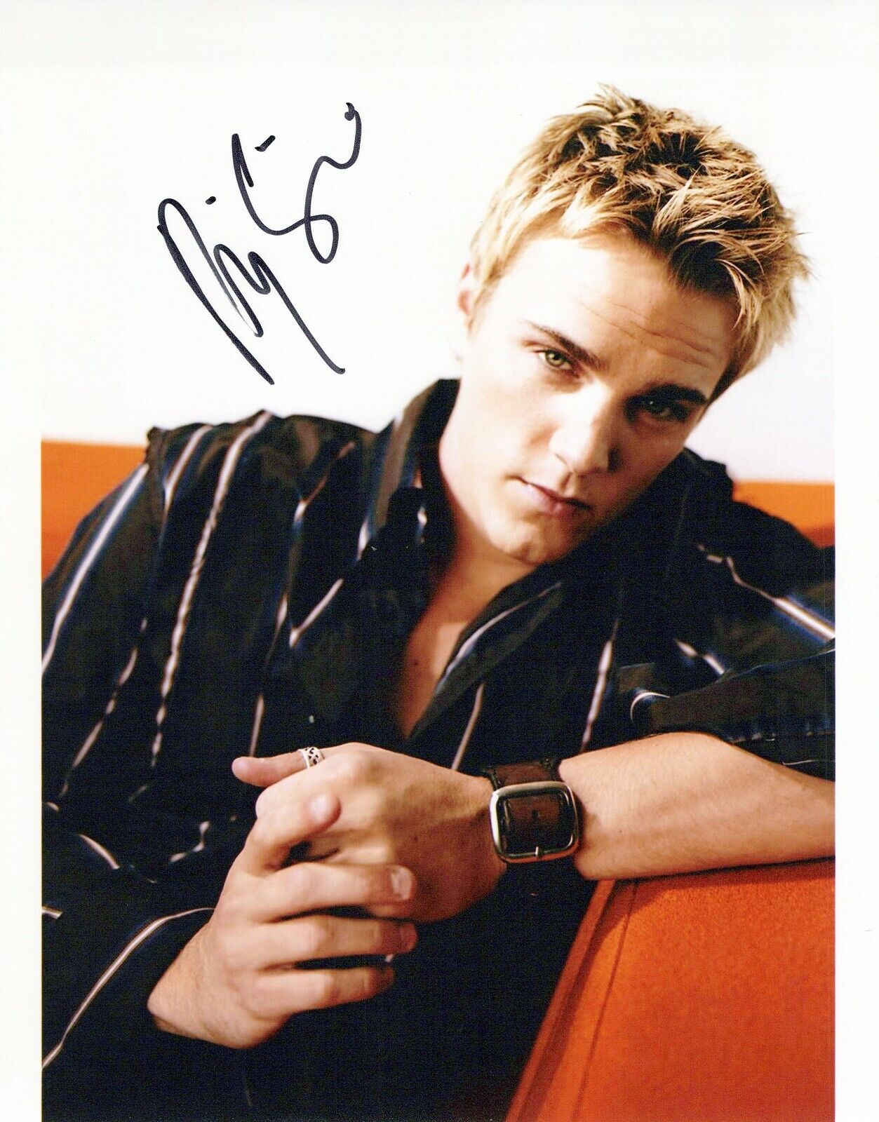 Riley Smith head shot autographed Photo Poster painting signed 8x10 #10