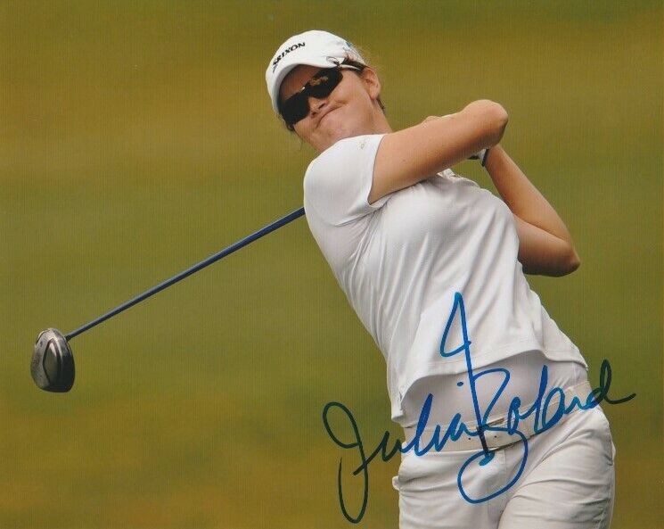 JULIA BOLAND SIGNED LPGA GOLF 8x10 Photo Poster painting #1 Autograph PROOF