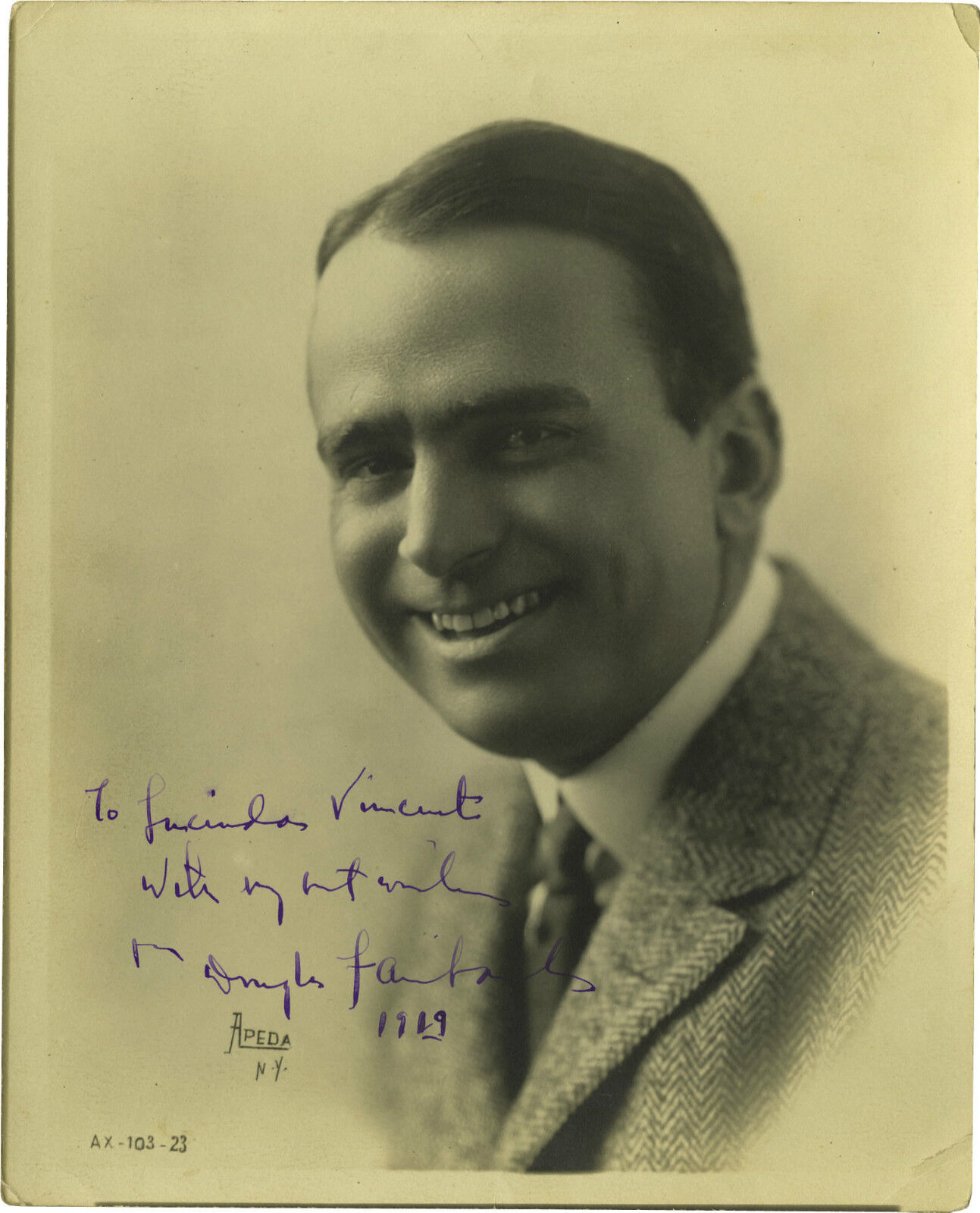 DOUGLAS FAIRBANKS Signed Photo Poster paintinggraph - Film Star Actor - preprint