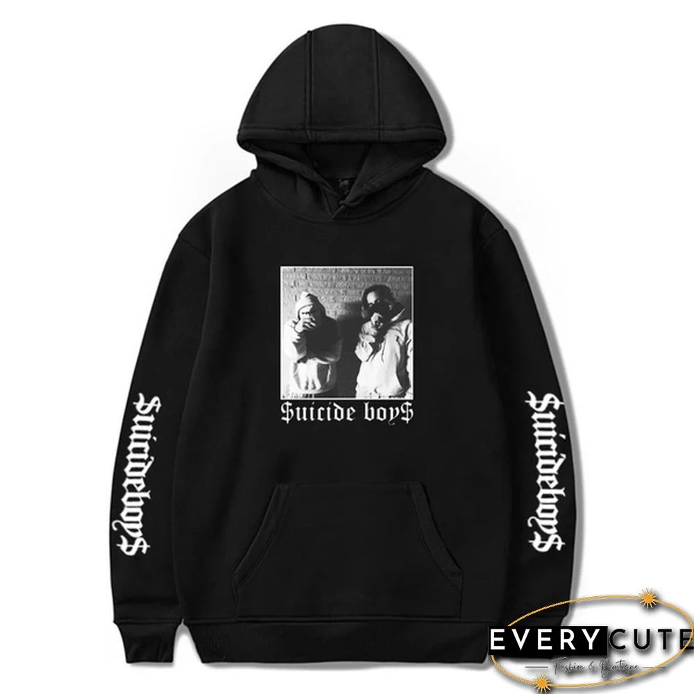 $Uicideboy$ Suicide Boy Hoodies Men Teen Fashion Casual Hip Hop Hooded Pullover Sweatshirts