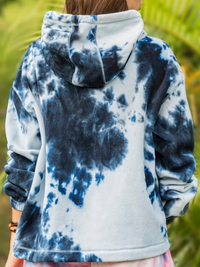 Blue Coral Velvet Sweatshirts