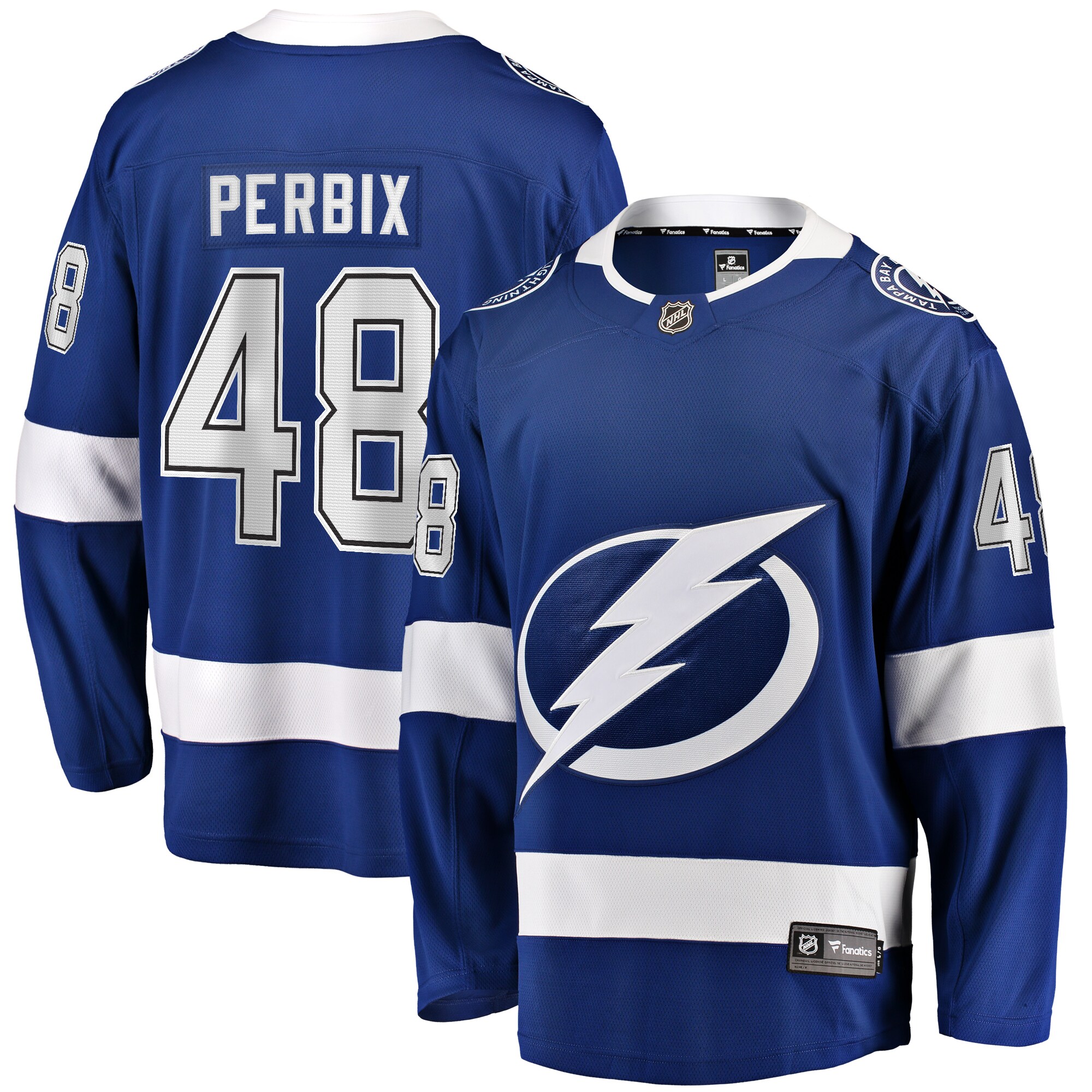 Nick Perbix Tampa Bay Lightning Fanatics Home Breakaway Jersey &ndash; Blue mysite
