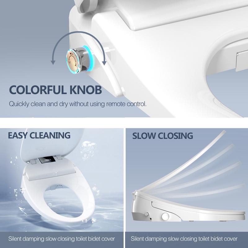 Product Introduction of Lntelligent Toilet Lid/Warm water flushing/Warm air drying/Adjustable nozzle/Multiple automation functions 3