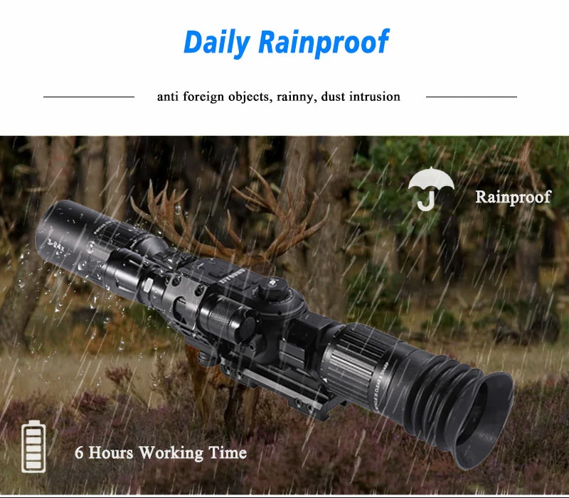 4K Digital Night Vision Scope HD Sony Sensor 4 Cores 3-24X Tactical Sight Hunting Smart Night Vision Weapon Riflescope