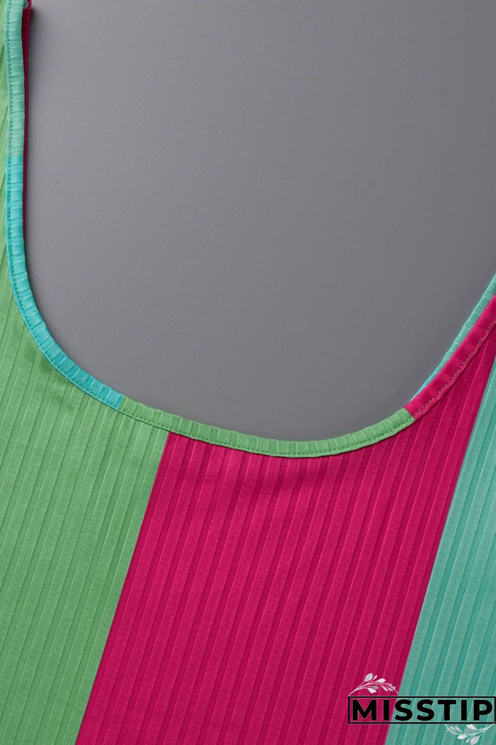 Fluorescent Green Casual Print Patchwork U Neck Plus Size Two Pieces