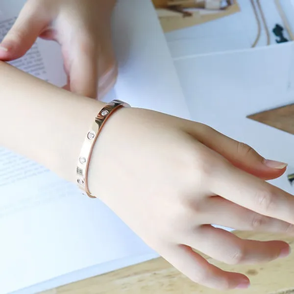 Classic Bangles in Gold, Silver & Rose Colors-Simple Yet Trendy Womens Jewelry