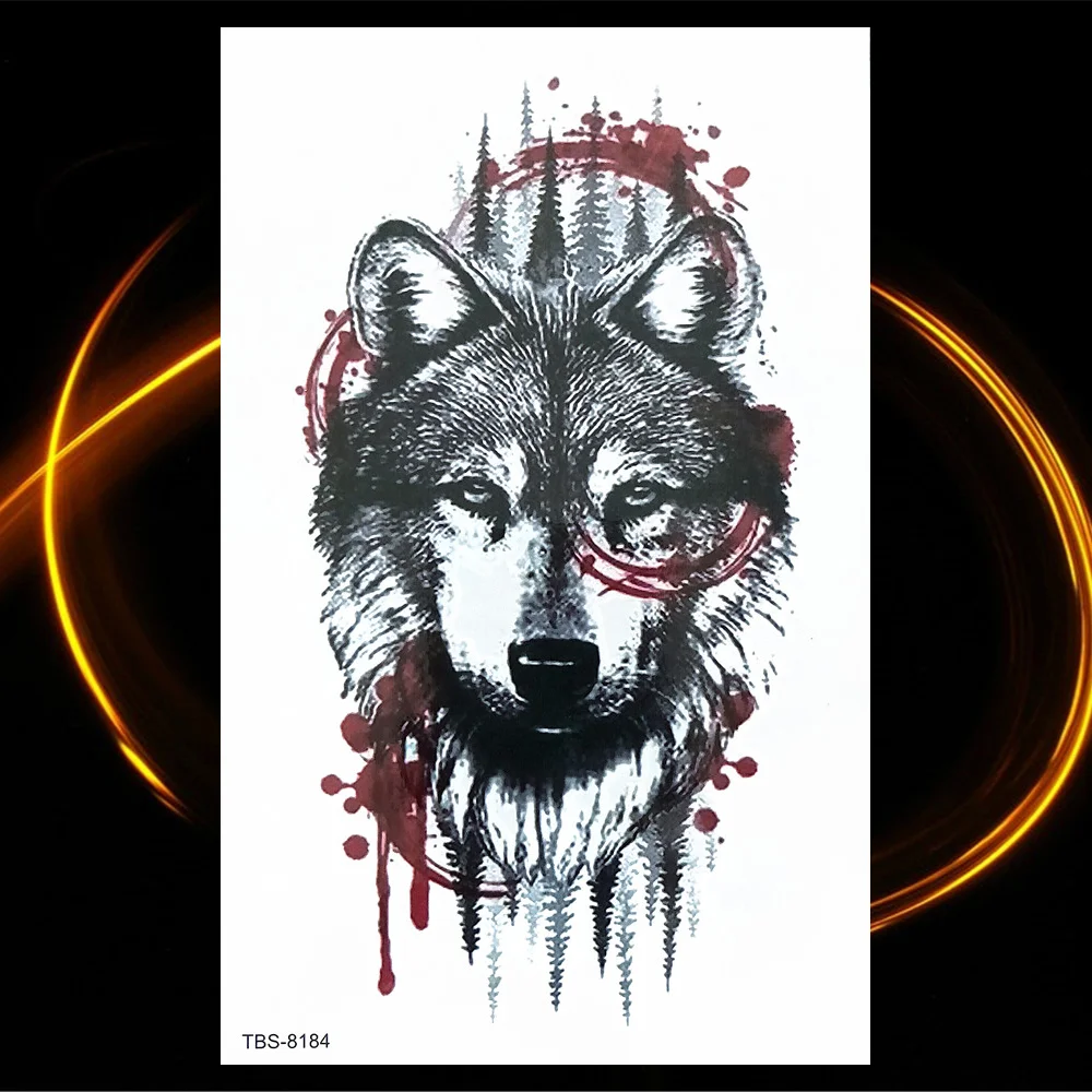 Sdrawing Skeleton Fake Temporary Tattoos For Women Men Green Snake Rose Daisy Flower Tattoo Scorpion King Body Thigh Waterproof Tatoo