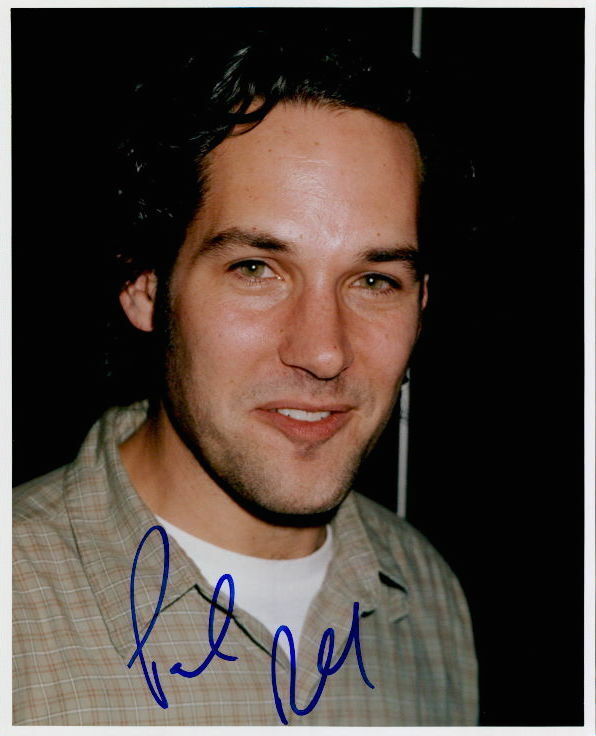 Paul Rudd (Vintage) signed in-person 8x10 Photo Poster painting