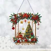 Double Sided Effect Christmas Special Shape Snowman Diamond Painting Hanging Pendant Decor Kit