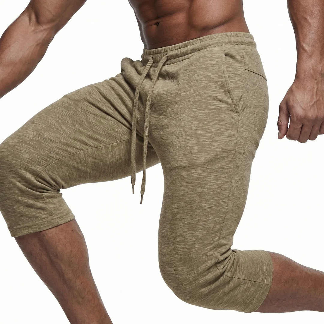 Men's Basic Casual 7/8 Length Pants-INSPIREUSE