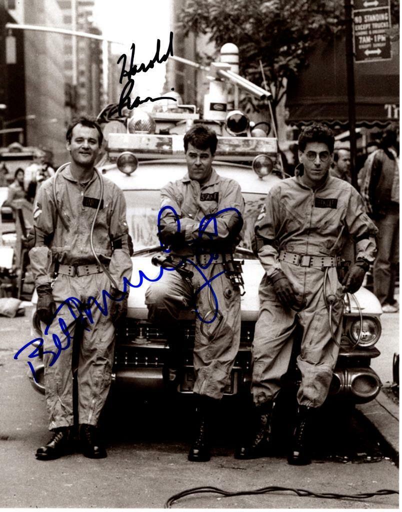 Dan Aykroyd Bill Murray Harold Ramis signed 11x14 Picture Photo Poster painting autographed COA