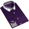 Business casual floral collar shirt