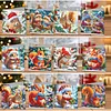 12Pcs Diamond Painting Squirrel Greeting Card Set with Envelope