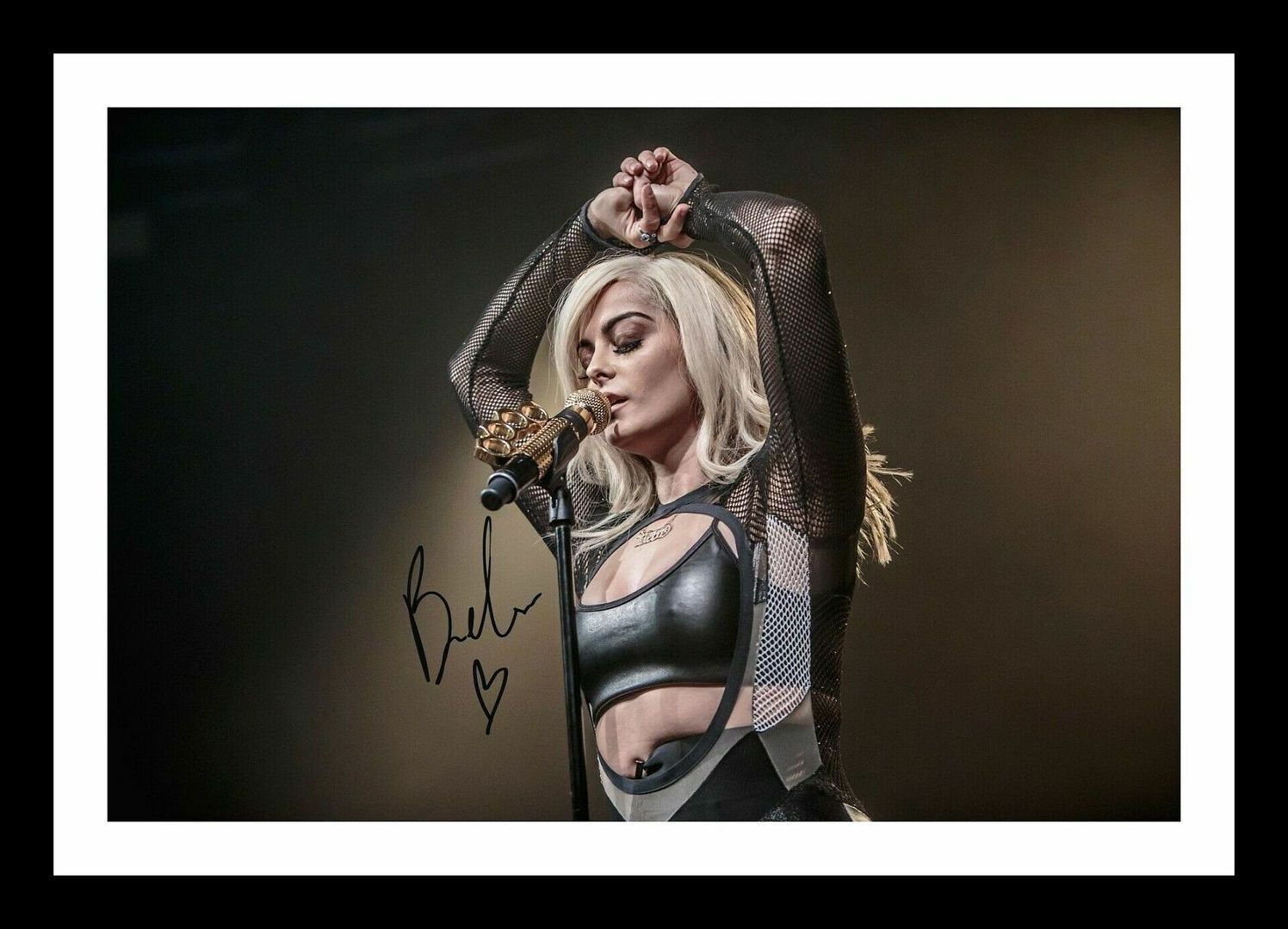 Bebe Rexha Autograph Signed & Framed Photo Poster painting 1