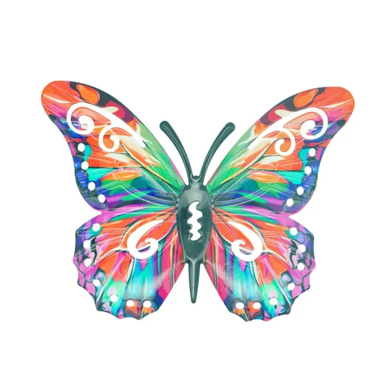 🦋Vibrant Metal Butterfly Wall Art – 4 Color Set