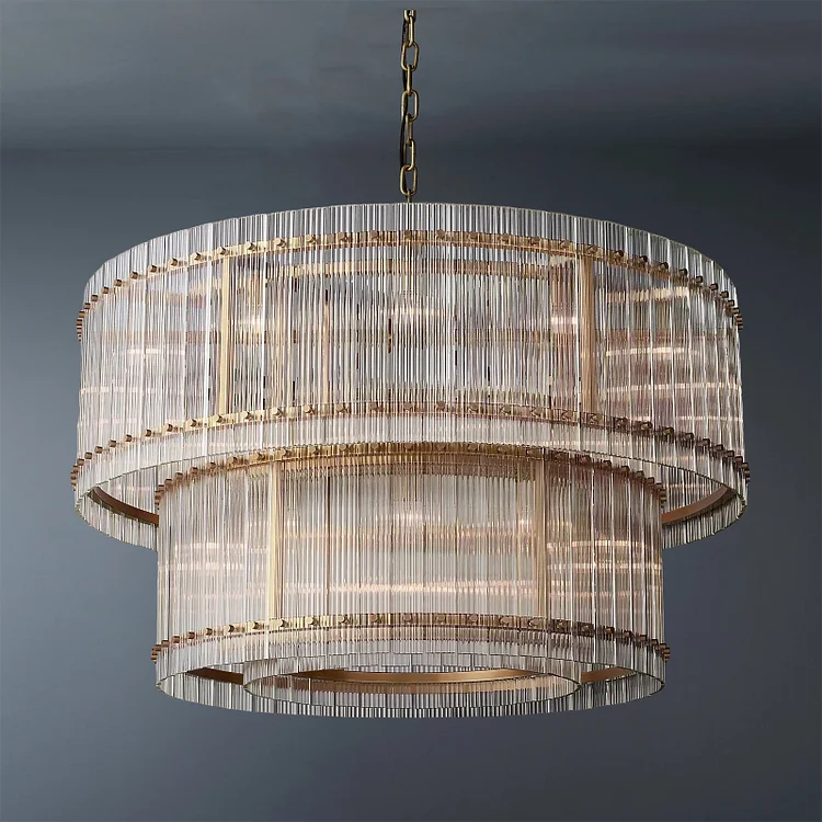 Modern San Marco Two-tier Round Luxury Chandelier 48" Vjlight
