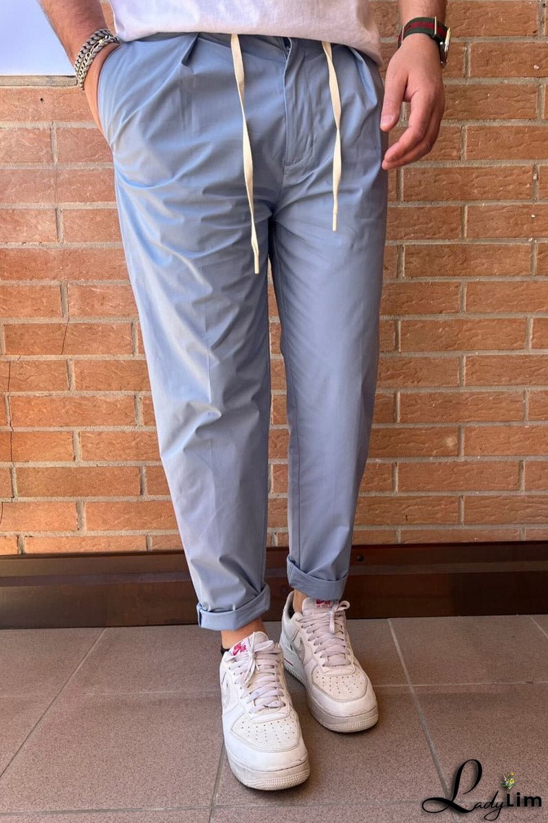 Men's Trousers In Linen