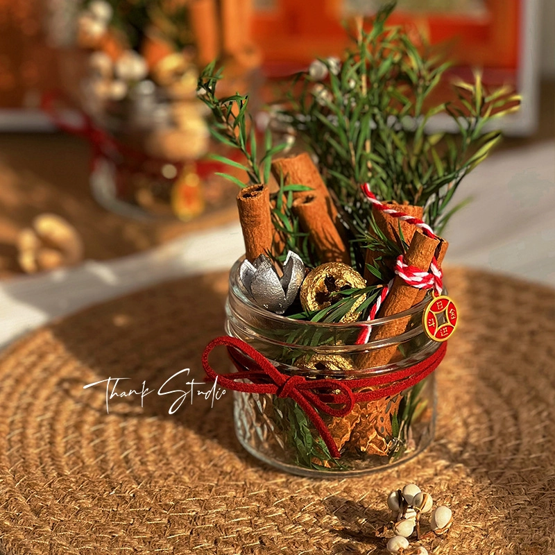 Minimalist Plant Preserved Fresh Flower Cinnamon Dried Flower Ornaments Home Fragrance