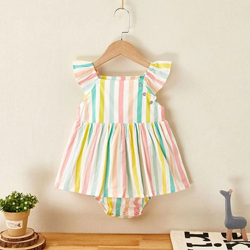 2020 Summer Baby Girl Set 1-3Yrs Baby Girls Clothing Sets Baby Dot Short Sleeve Top + shorts+ Hair Belt 3pcs/Set